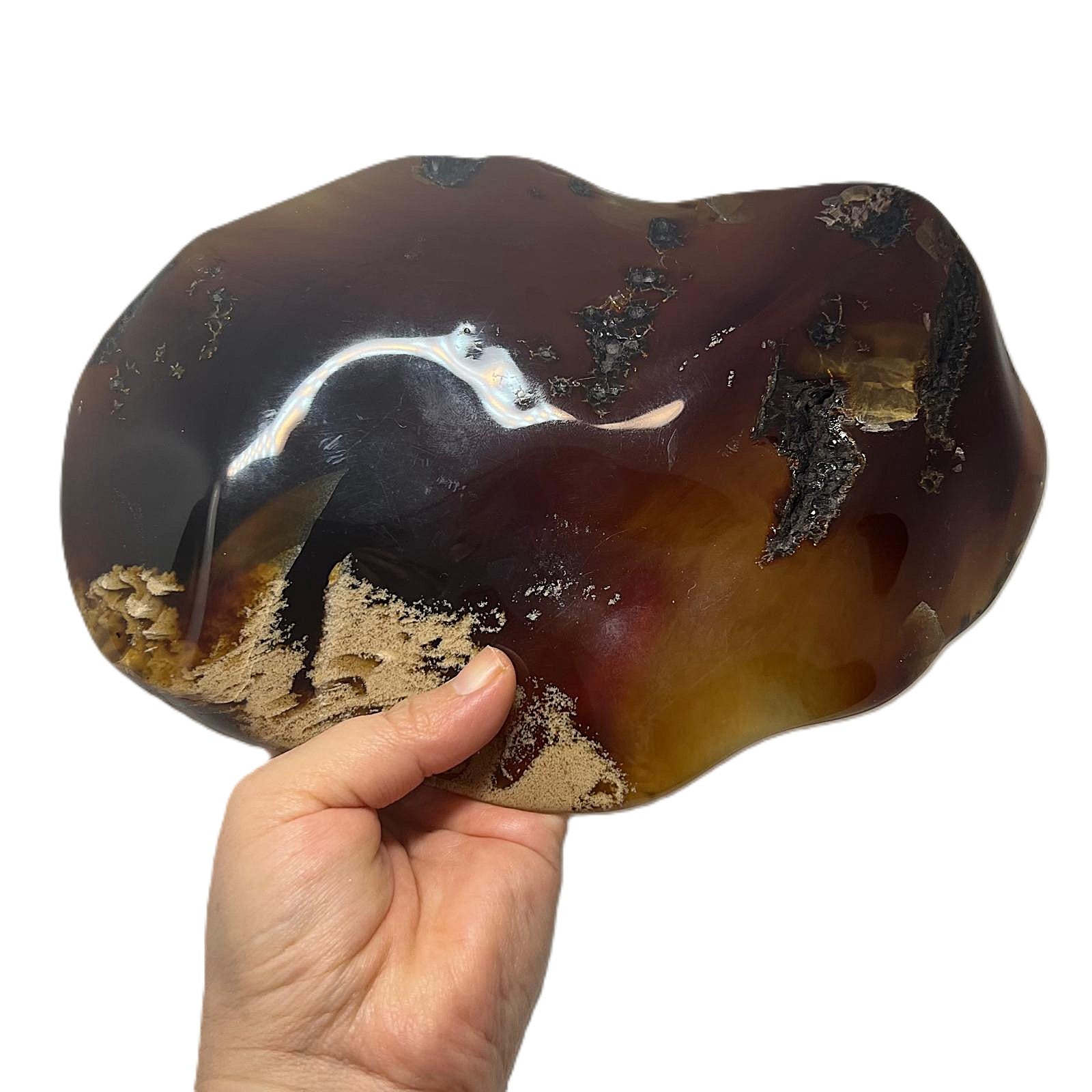 Indonesischer Naturbernstein