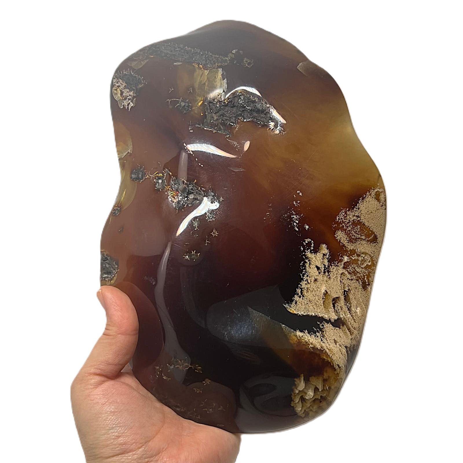 Indonesischer Naturbernstein