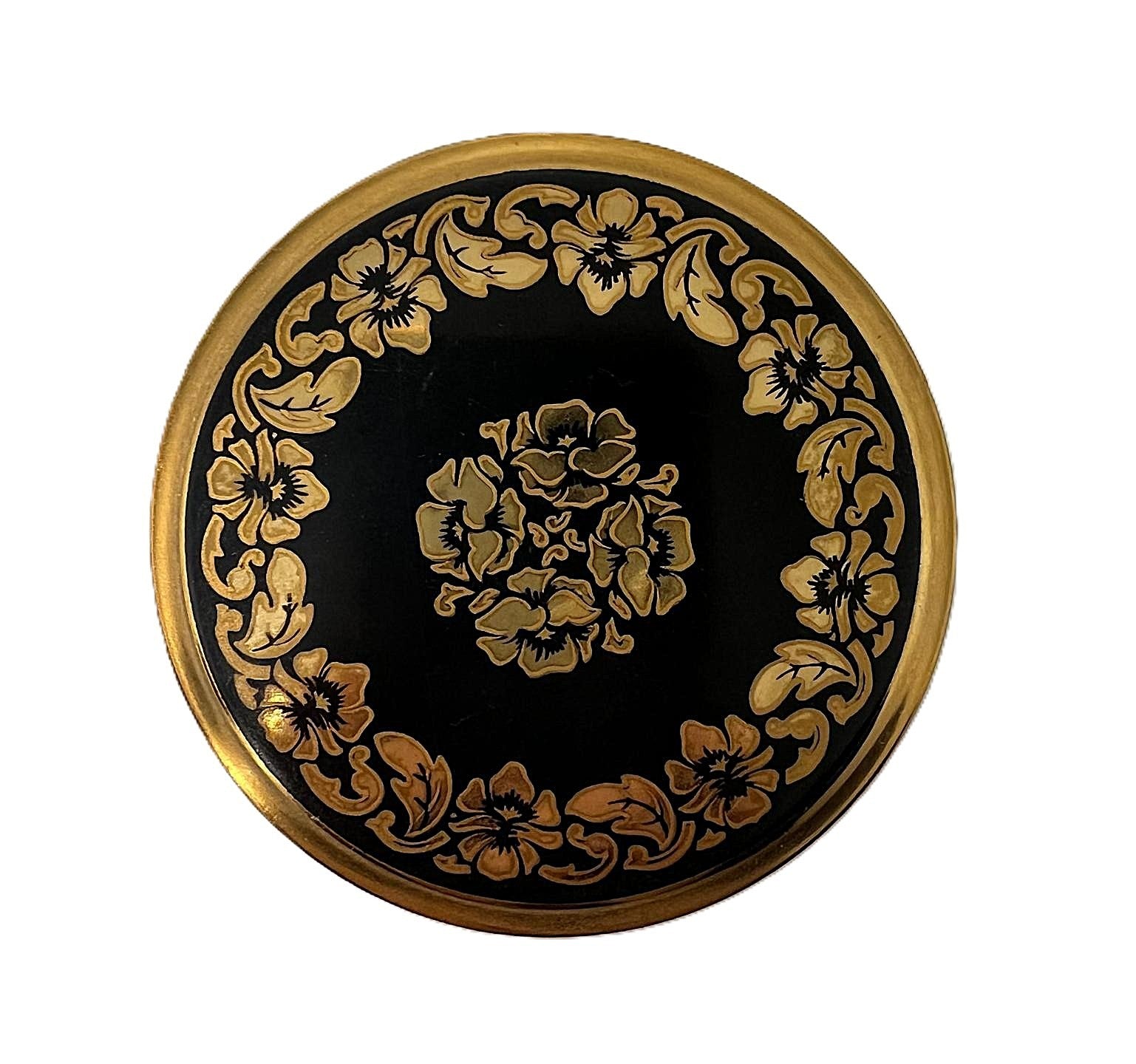 Vintage „Mimosa“ Puderdose 