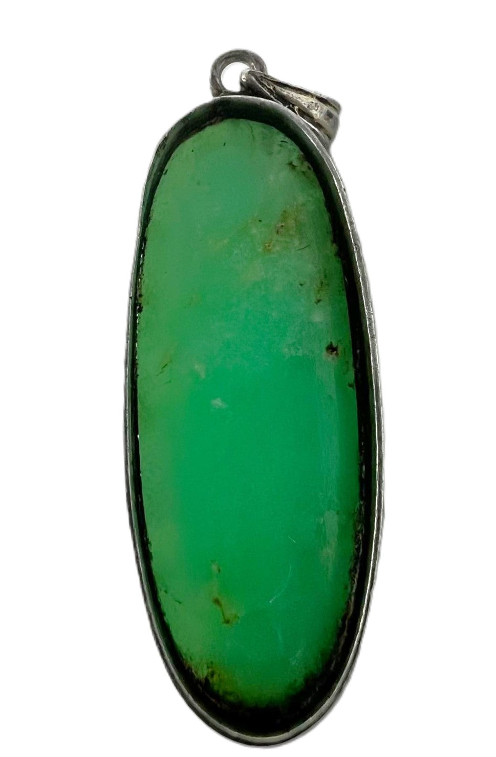 Art-Déco Silberanhänger mit Türkis 