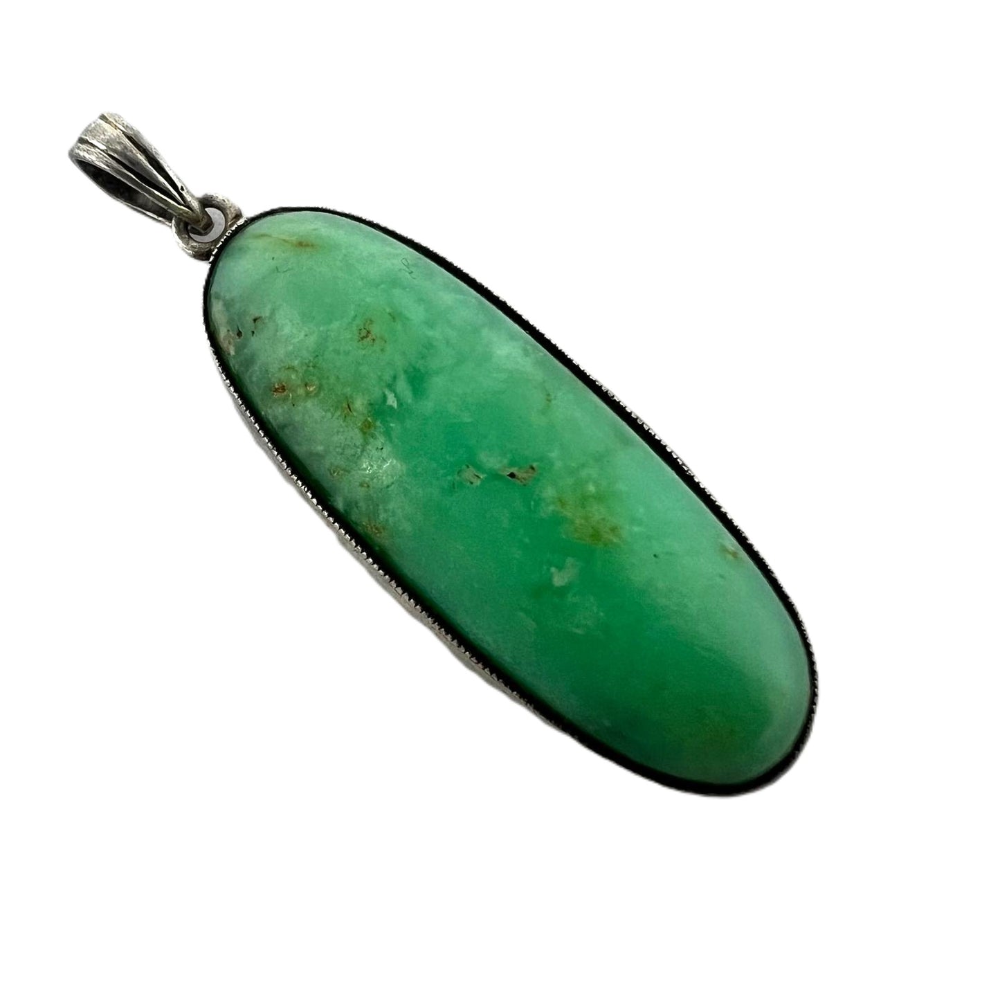 Art-Déco Silberanhänger mit Türkis 