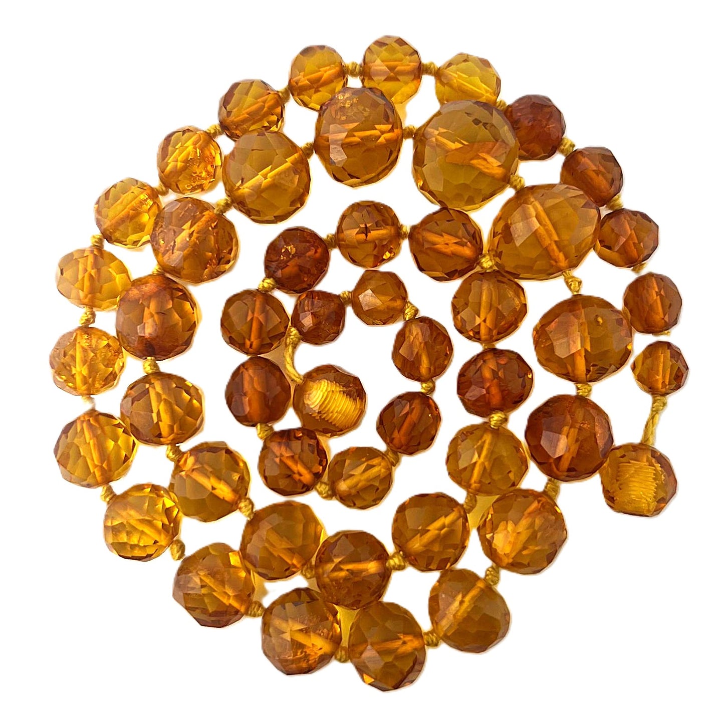 Antike Königsberger Art Déco Bernsteinkette