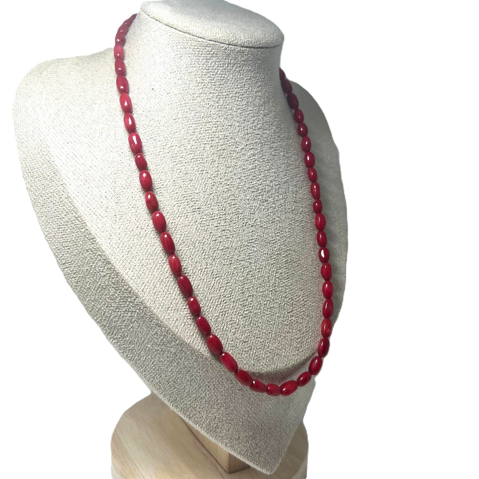 Vintage Mittelmeer-Korallenkette