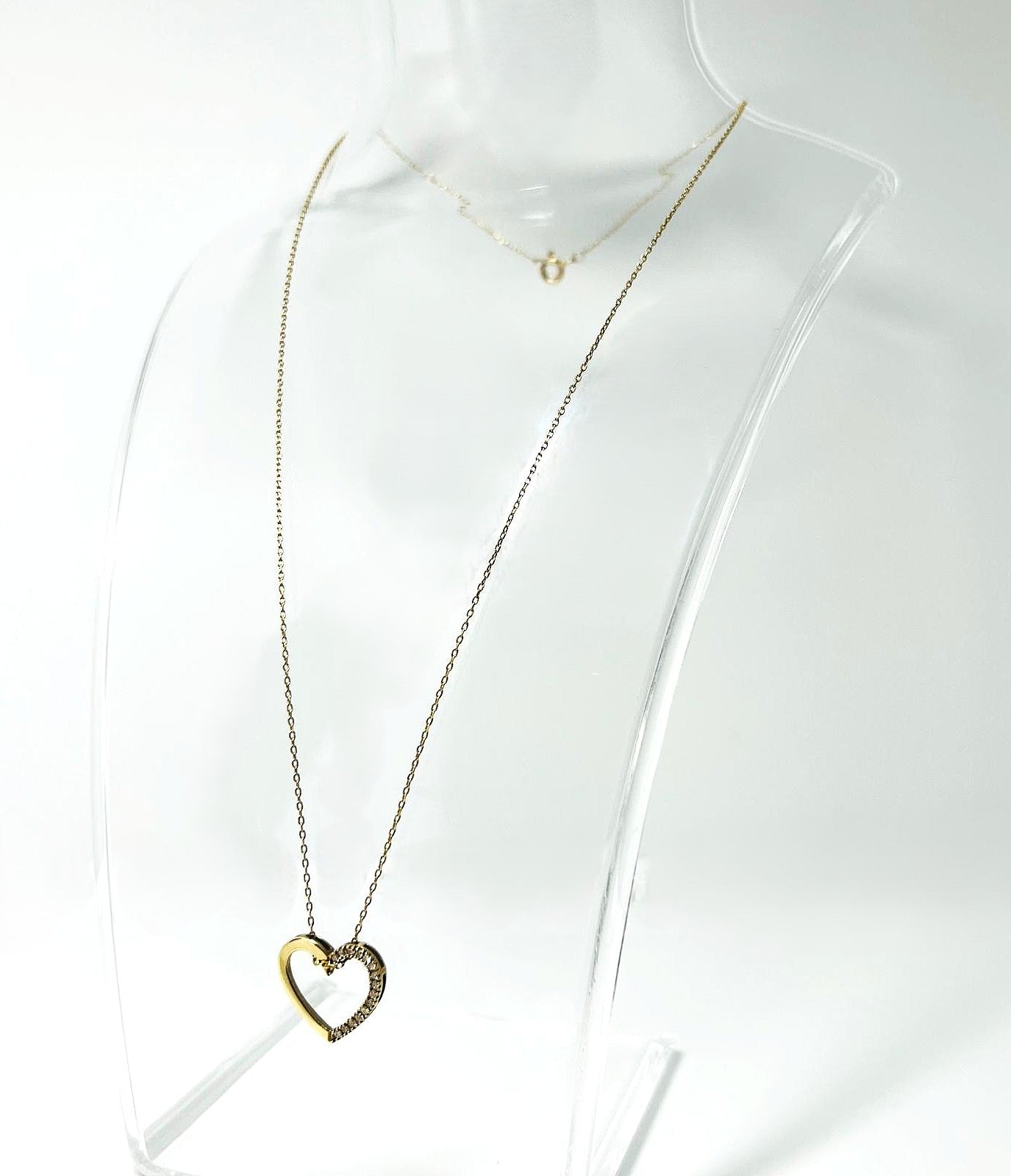 Minimalistische 333er Gold Herz