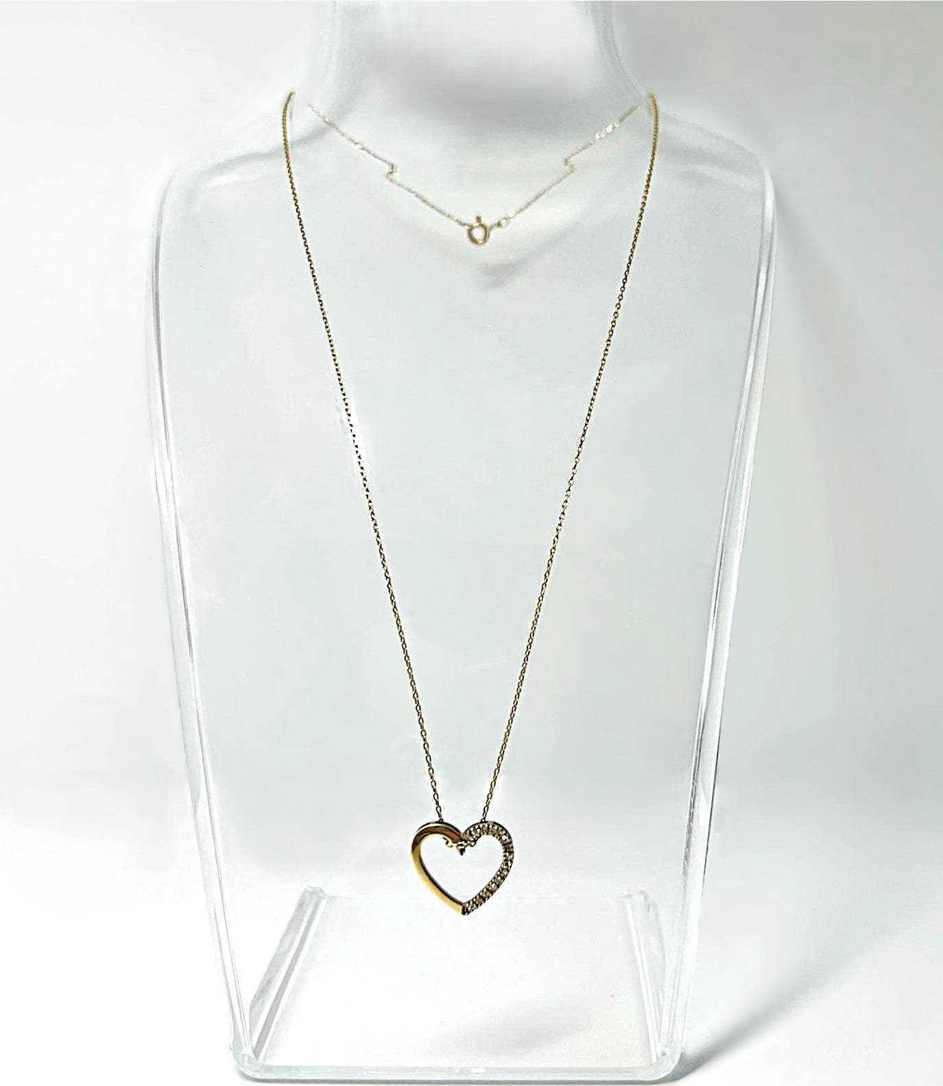 Minimalistische 333er Gold Herz