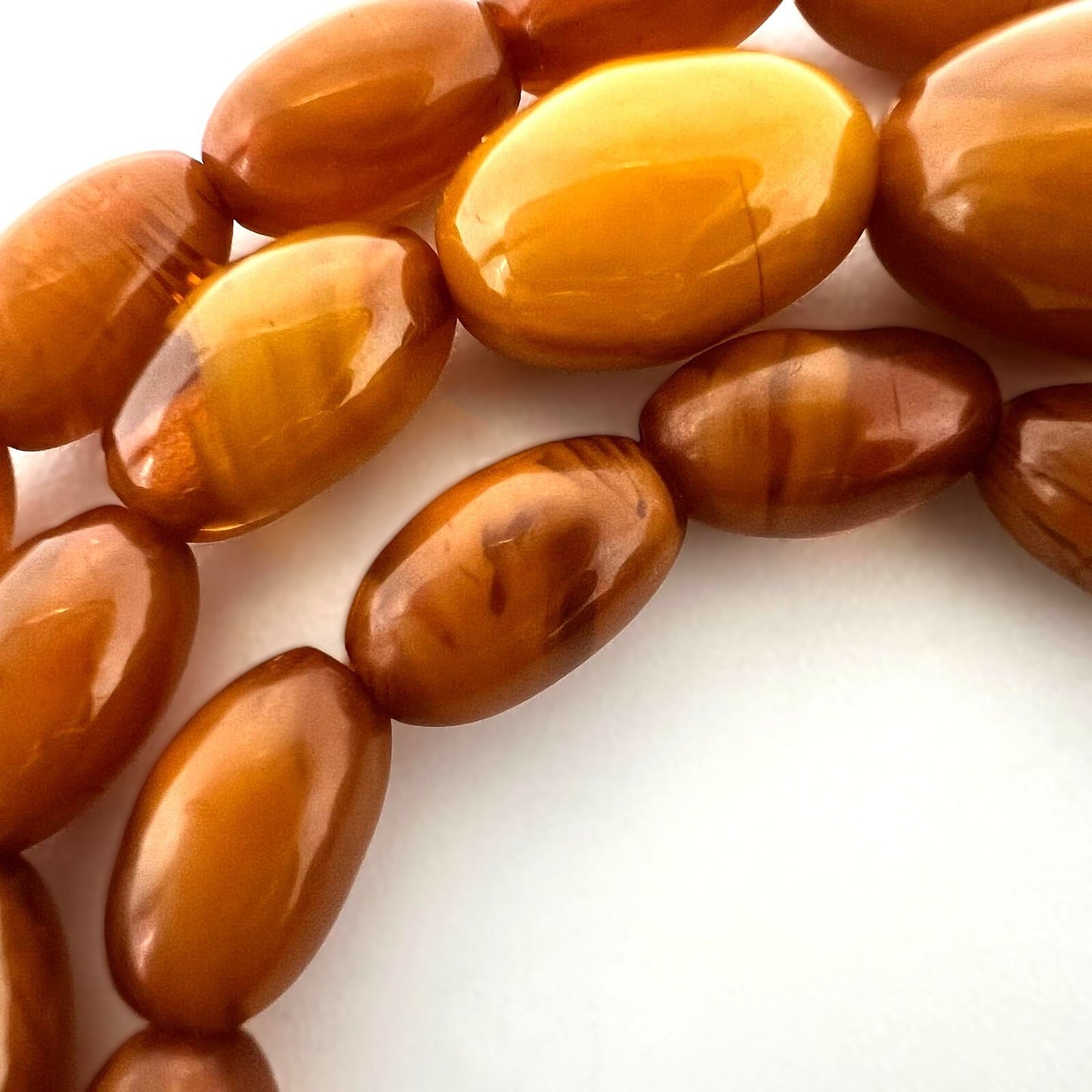 Antike Bakelit Kette Butterscotch