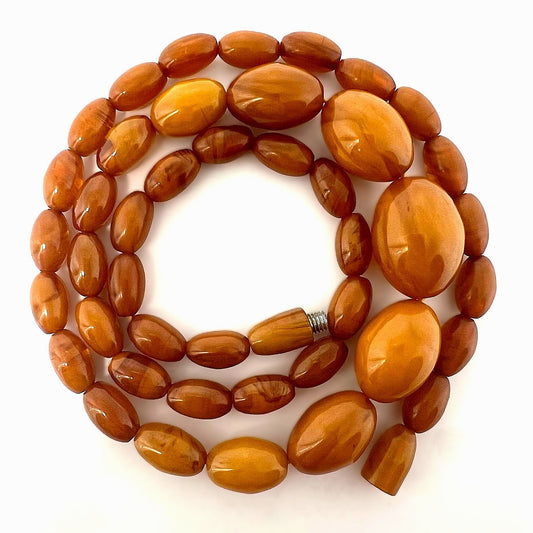 Antike Bakelit Kette Butterscotch