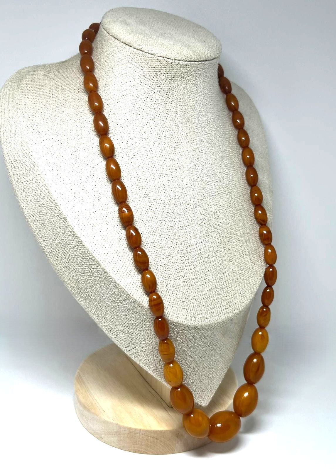 Antike Bakelit Kette Butterscotch