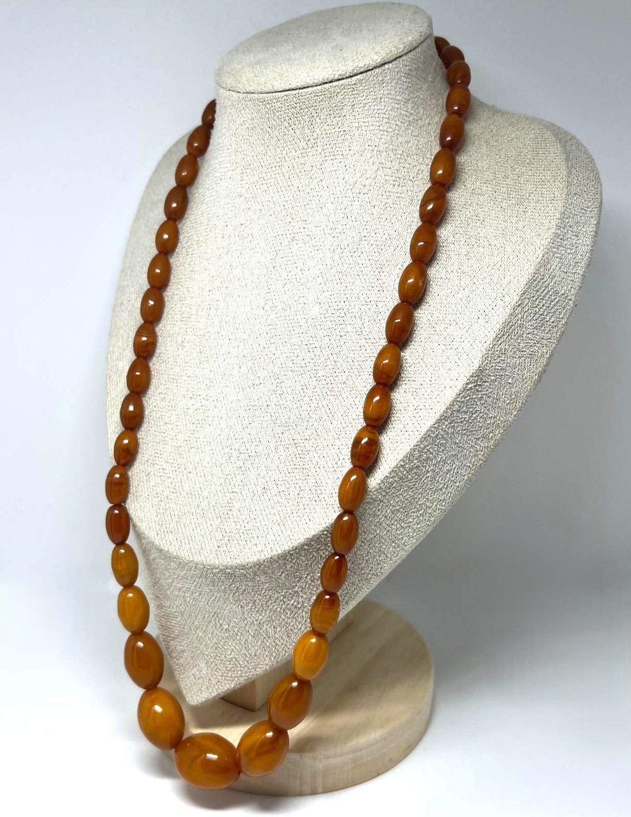 Antike Bakelit Kette Butterscotch