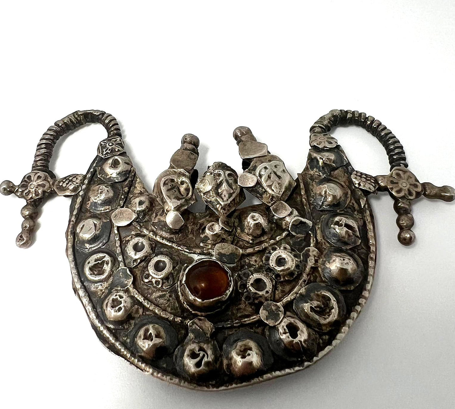 Antiker turkmenischer Silber-Pektoralanhänger