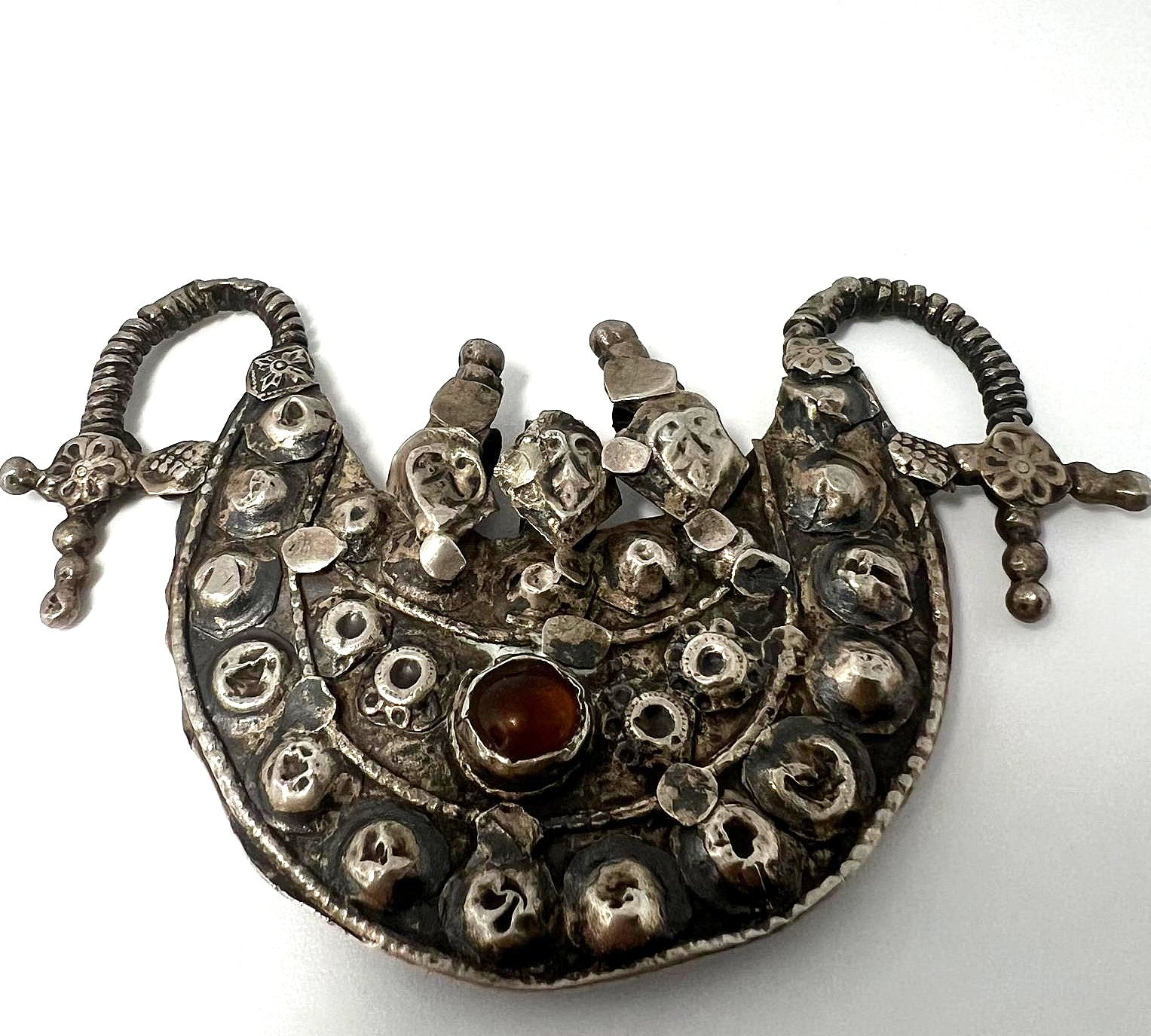 Antiker turkmenischer Silber-Pektoralanhänger