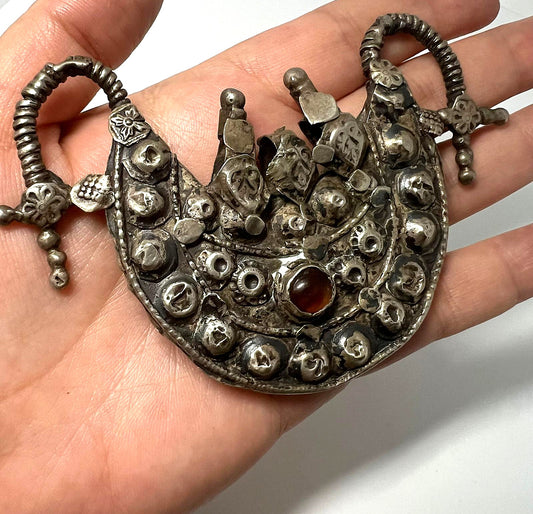 Antiker turkmenischer Silber-Pektoralanhänger