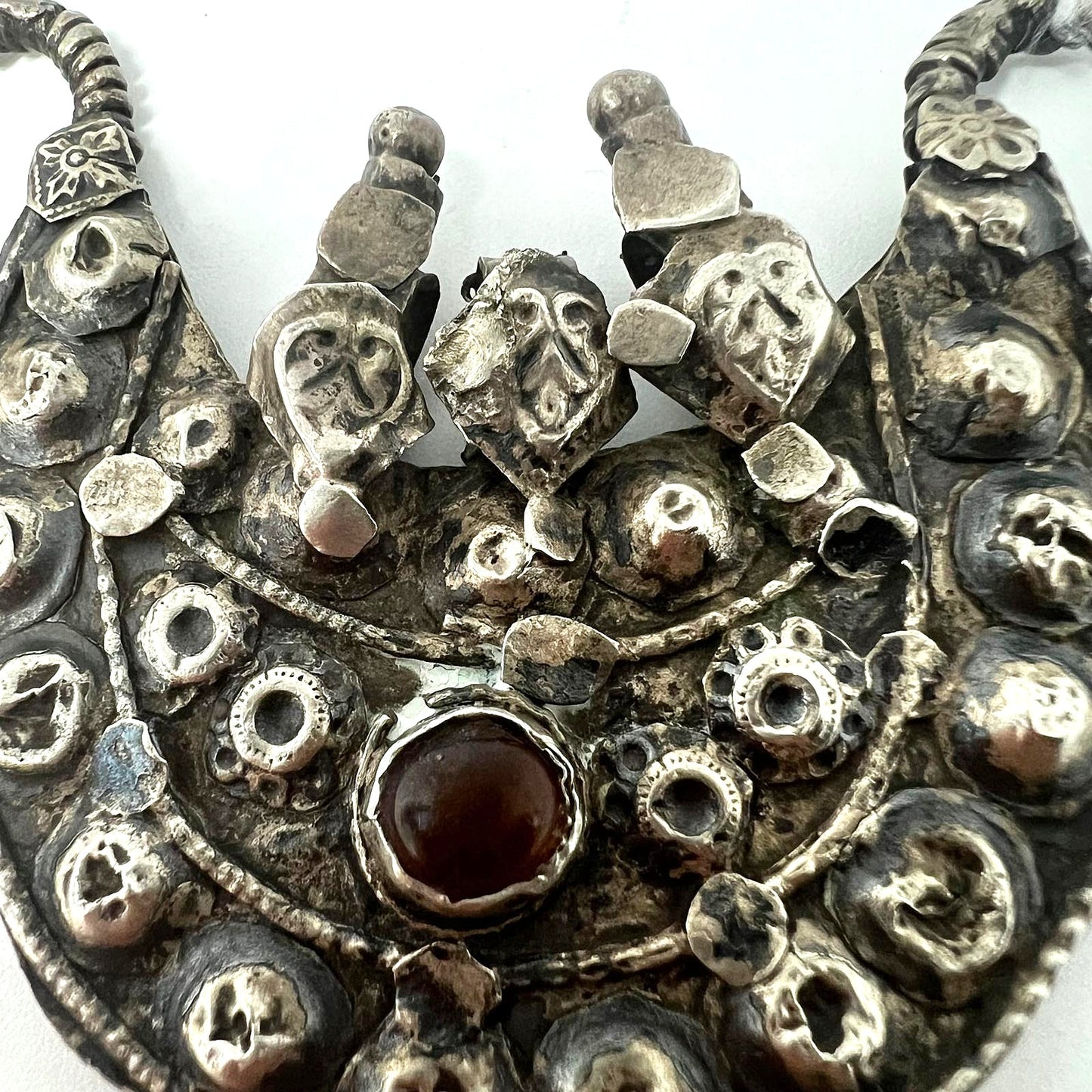 Antiker turkmenischer Silber-Pektoralanhänger