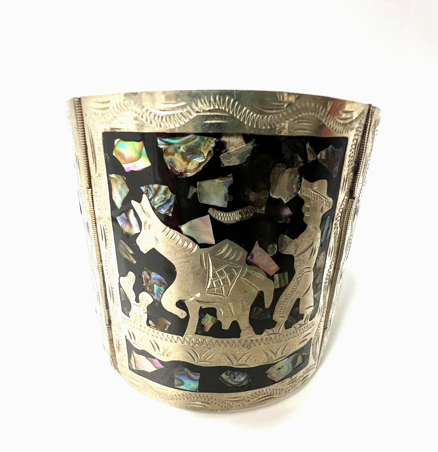 Vintage Mexikanisches Alpaka Armband 
