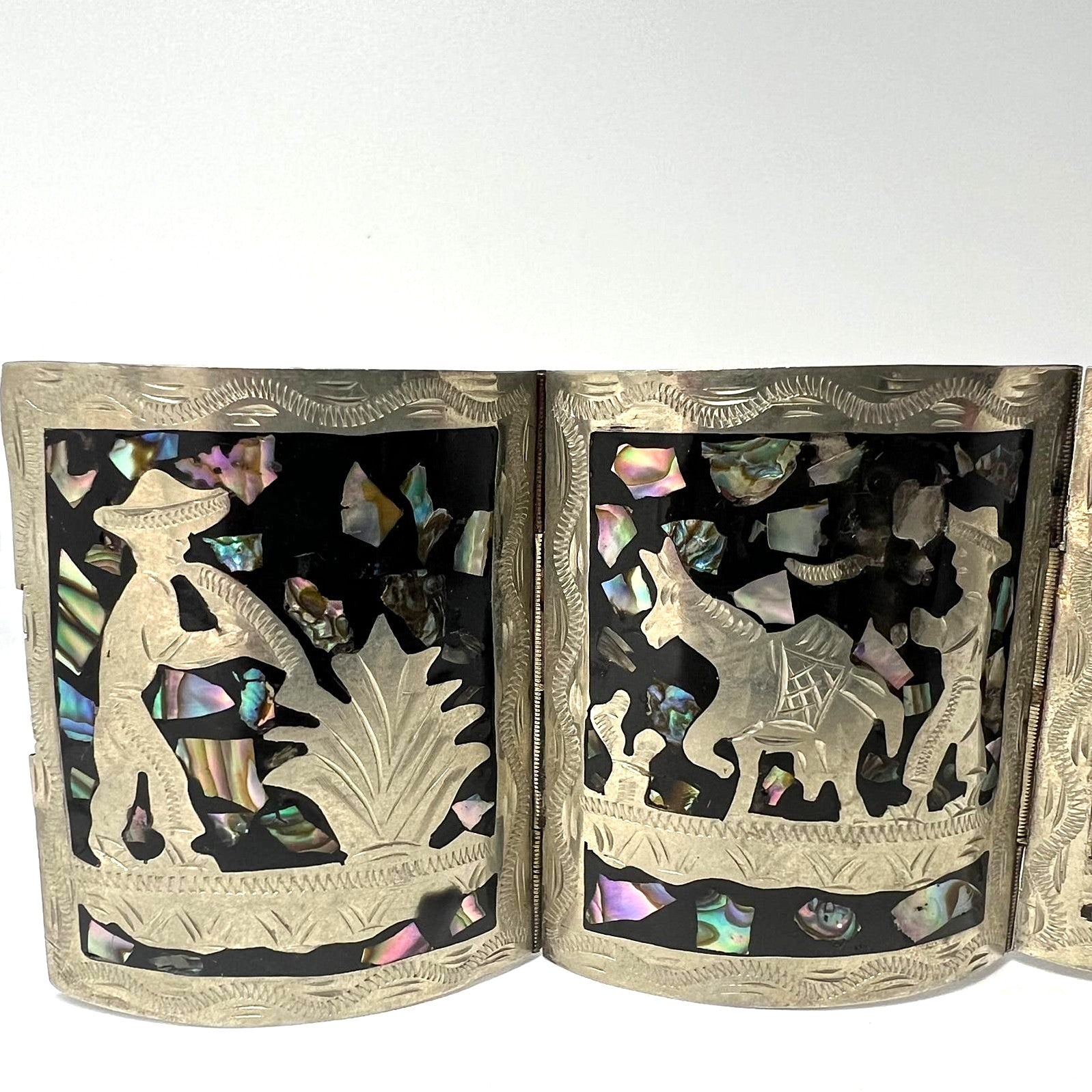 Vintage Mexikanisches Alpaka Armband 