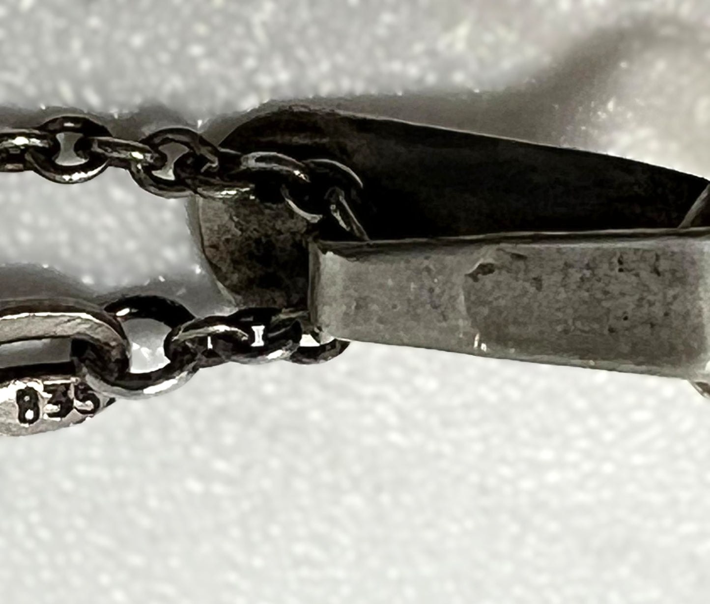Art Déco Bernstein Collier 835 Silber 