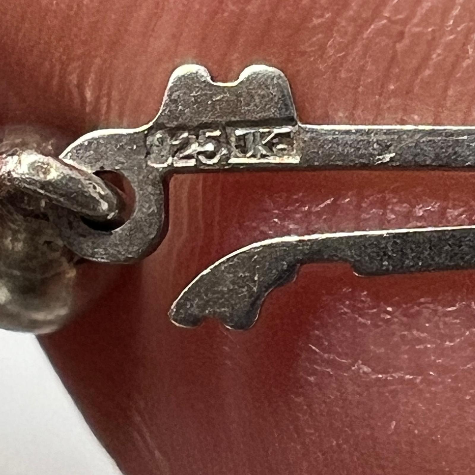 Vintage Perlmutt Granat Perlenkette