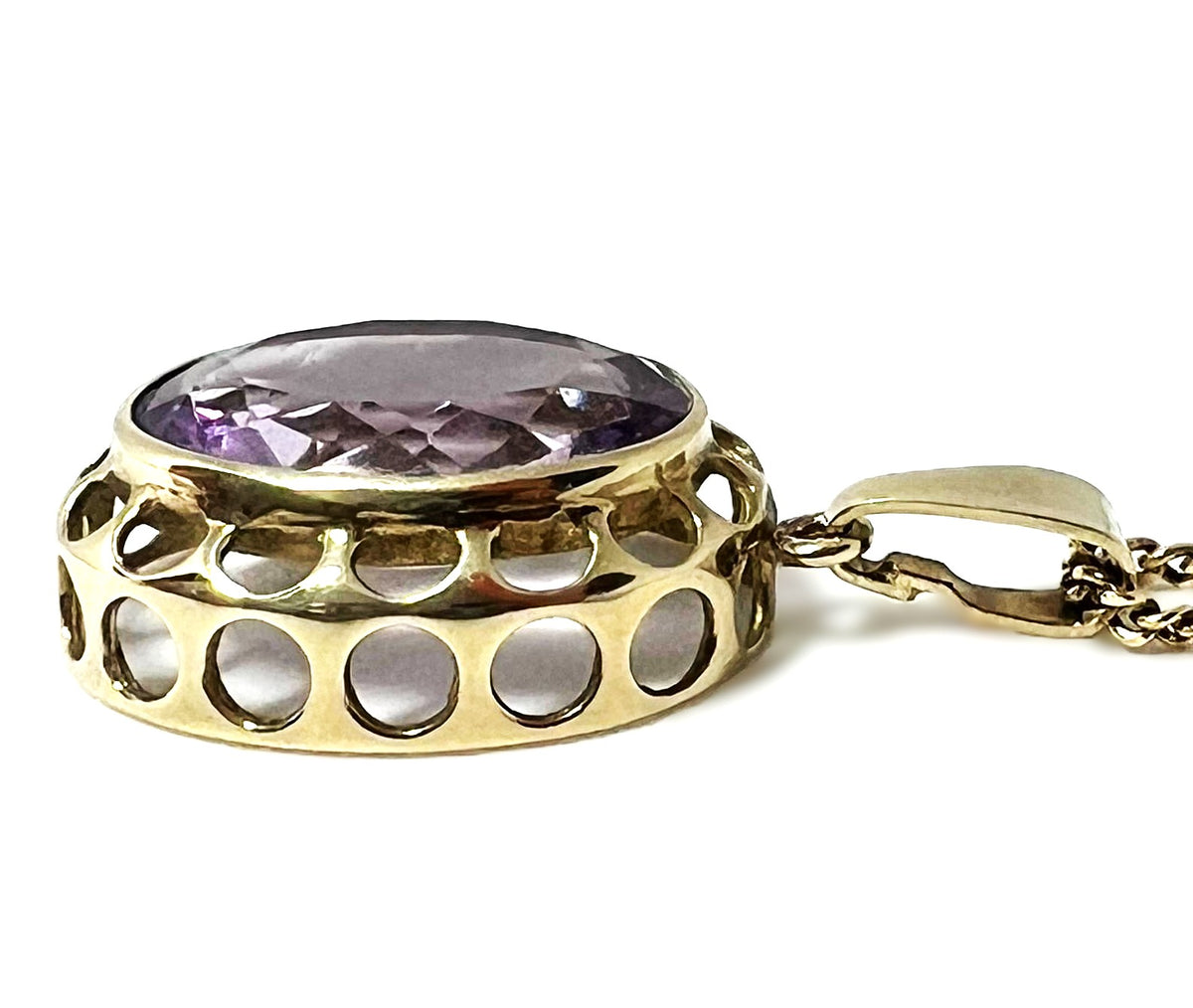 Art Deco Amethyst Anhänger