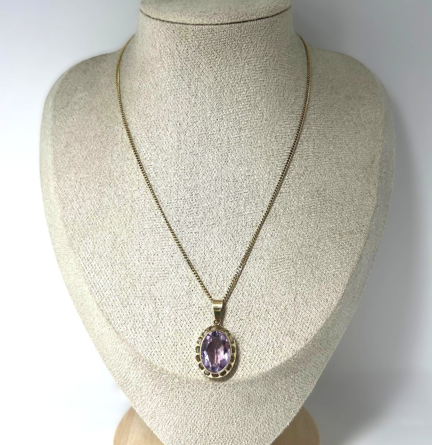 Art Deco Amethyst Anhänger