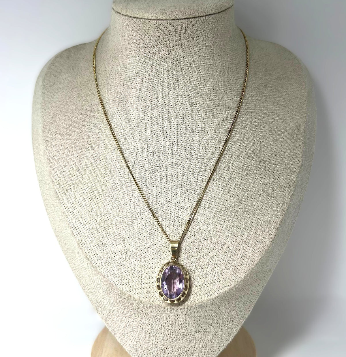 Art Deco Amethyst Anhänger