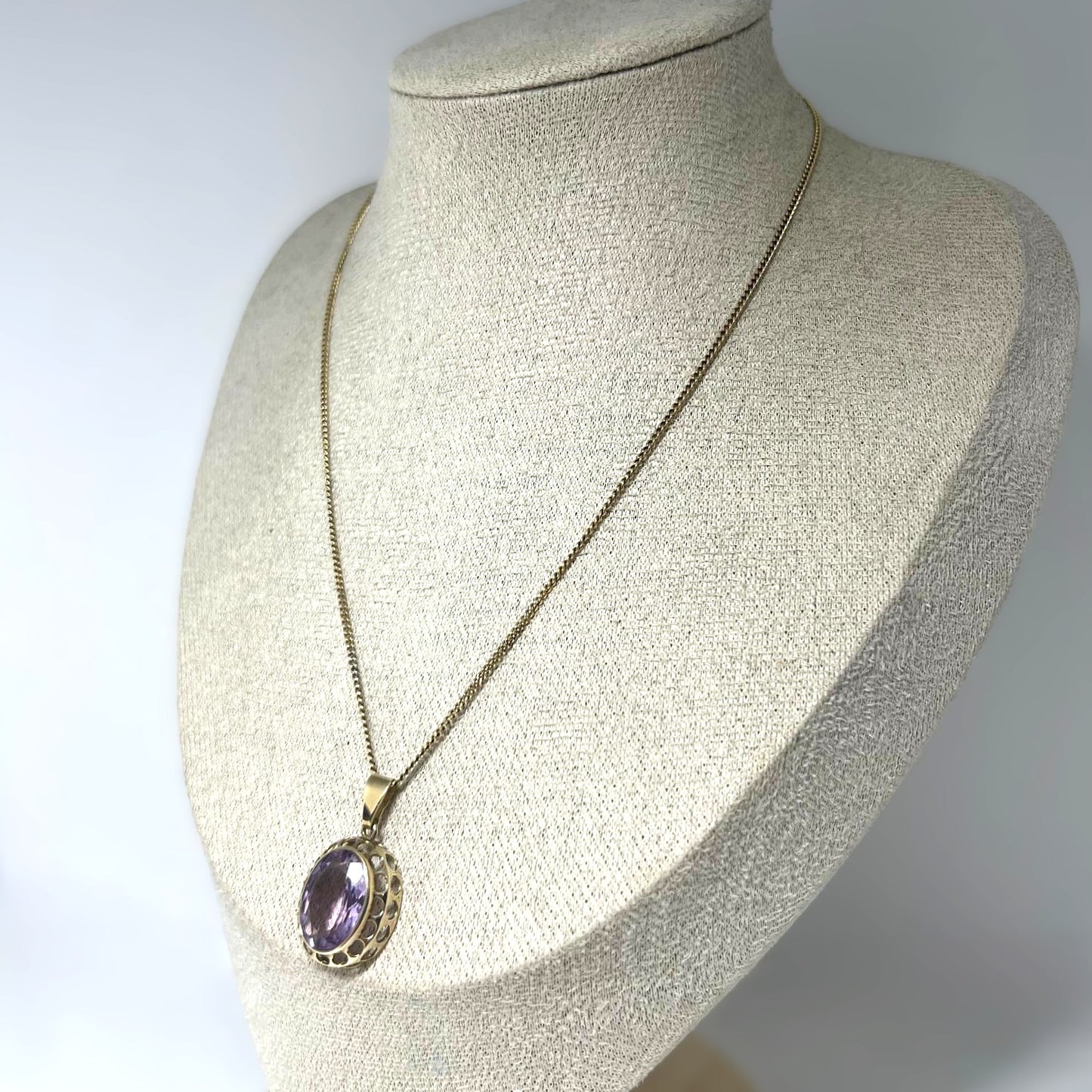 Art Deco Amethyst Anhänger