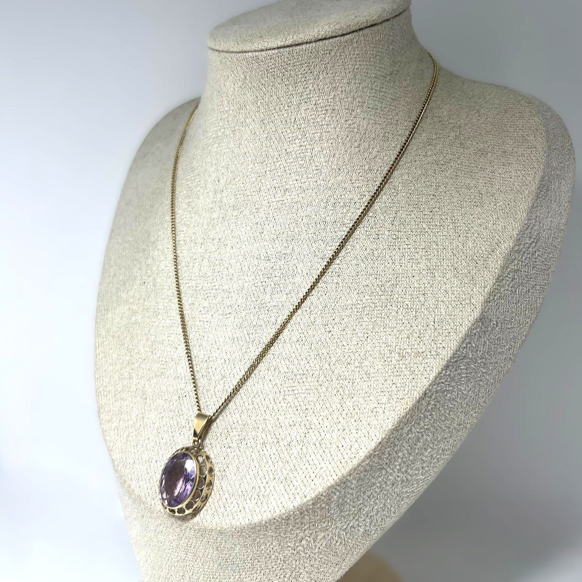 Art Deco Amethyst Anhänger