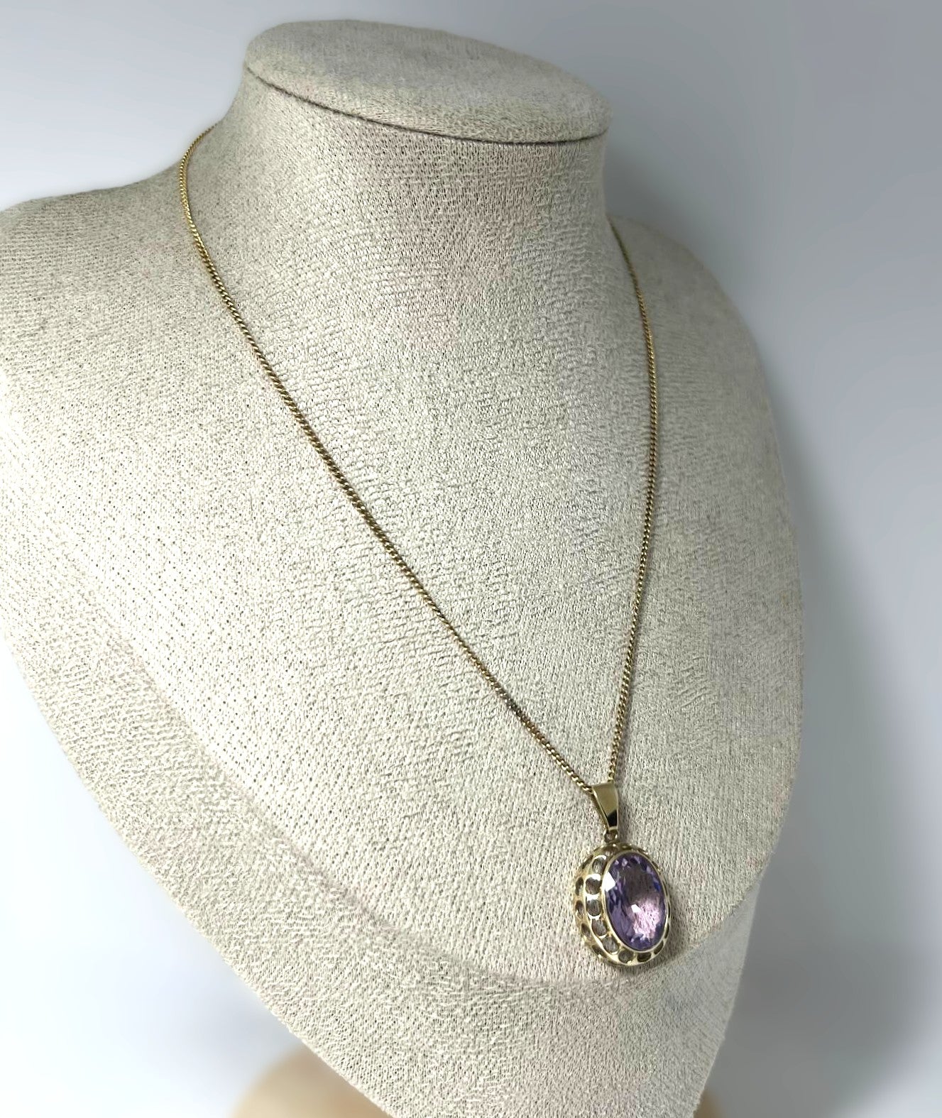 Art Deco Amethyst Anhänger