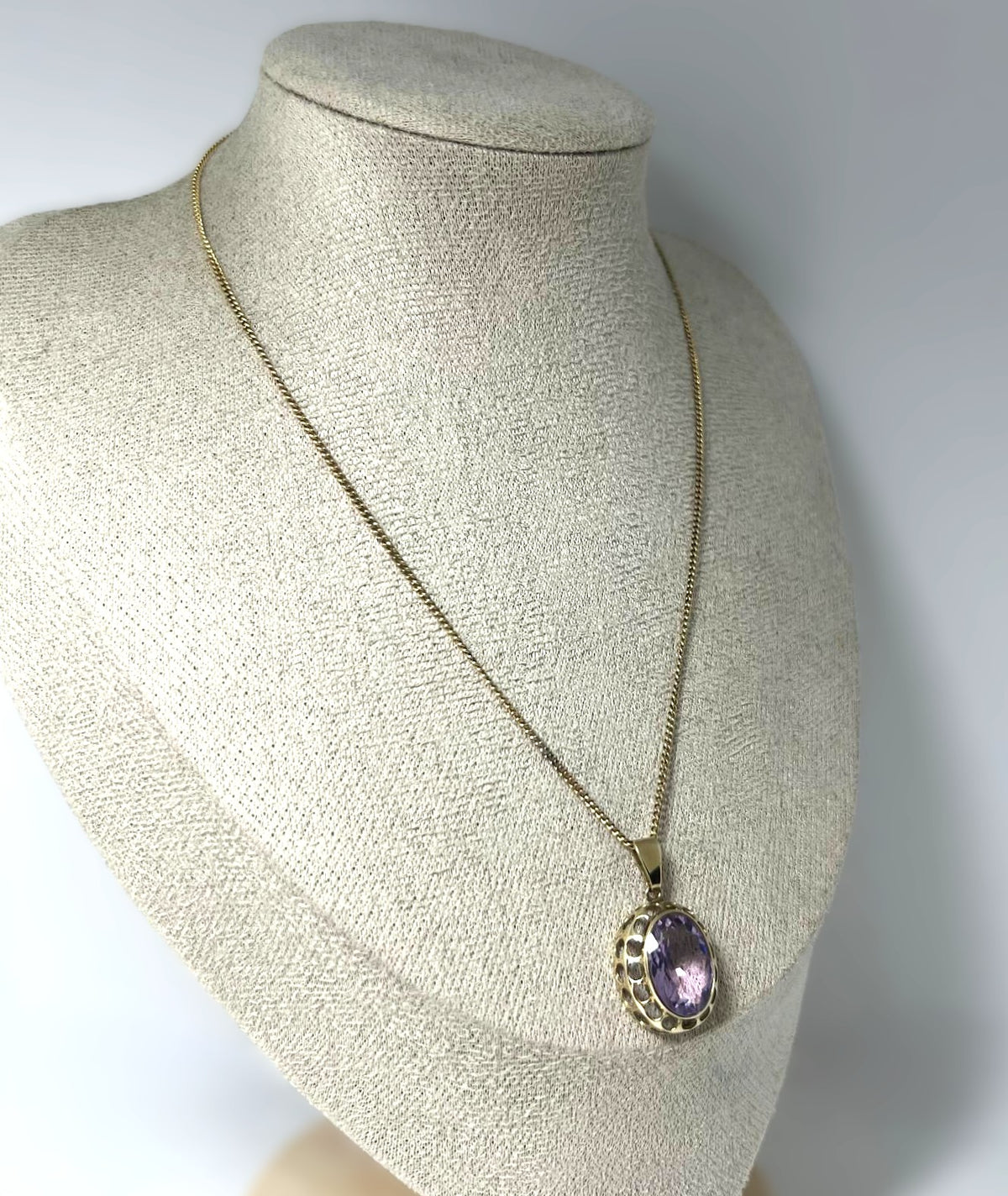 Art Deco Amethyst Anhänger