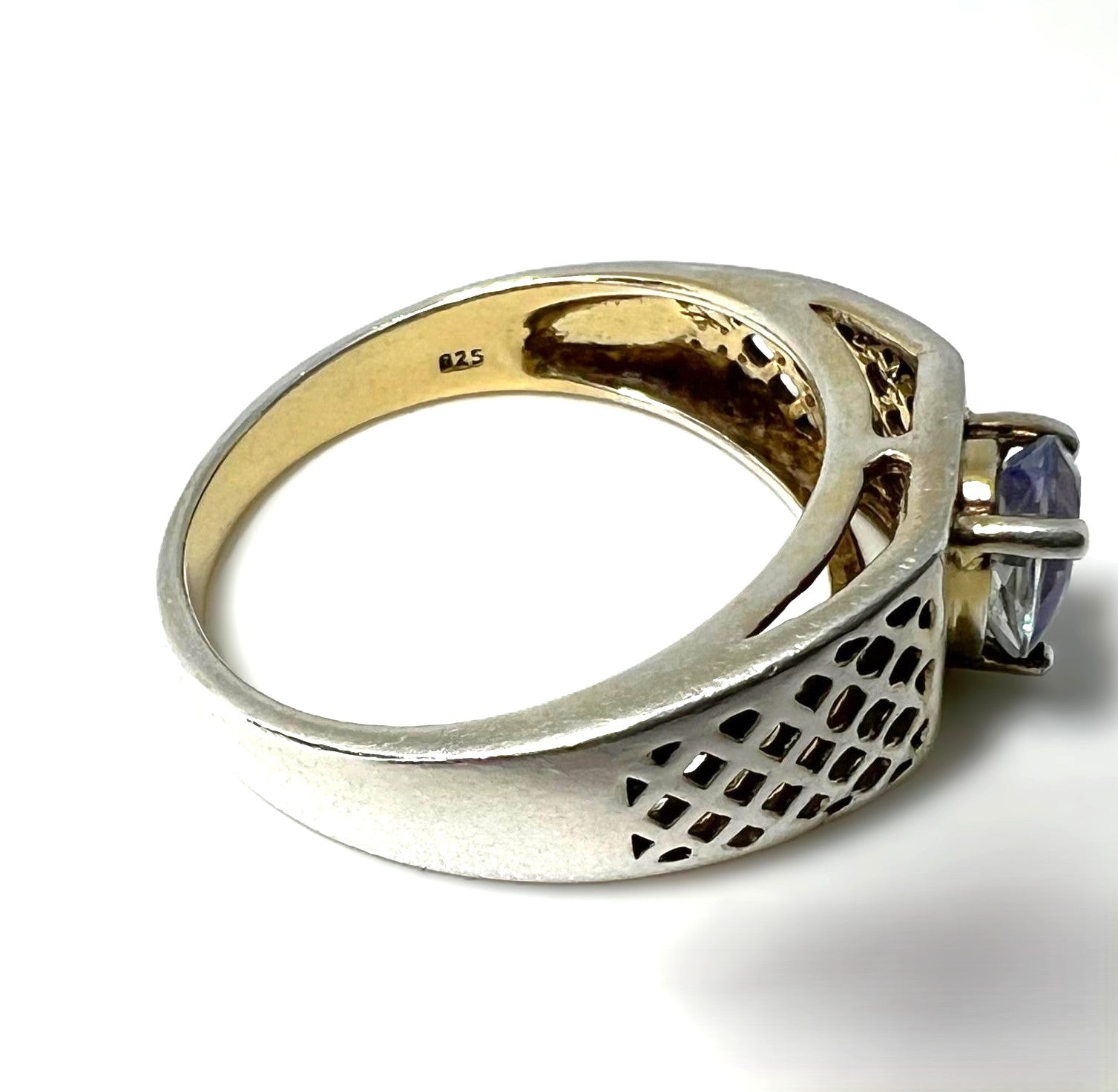 Retro Alexandrit Ring 925 Sterling Silber