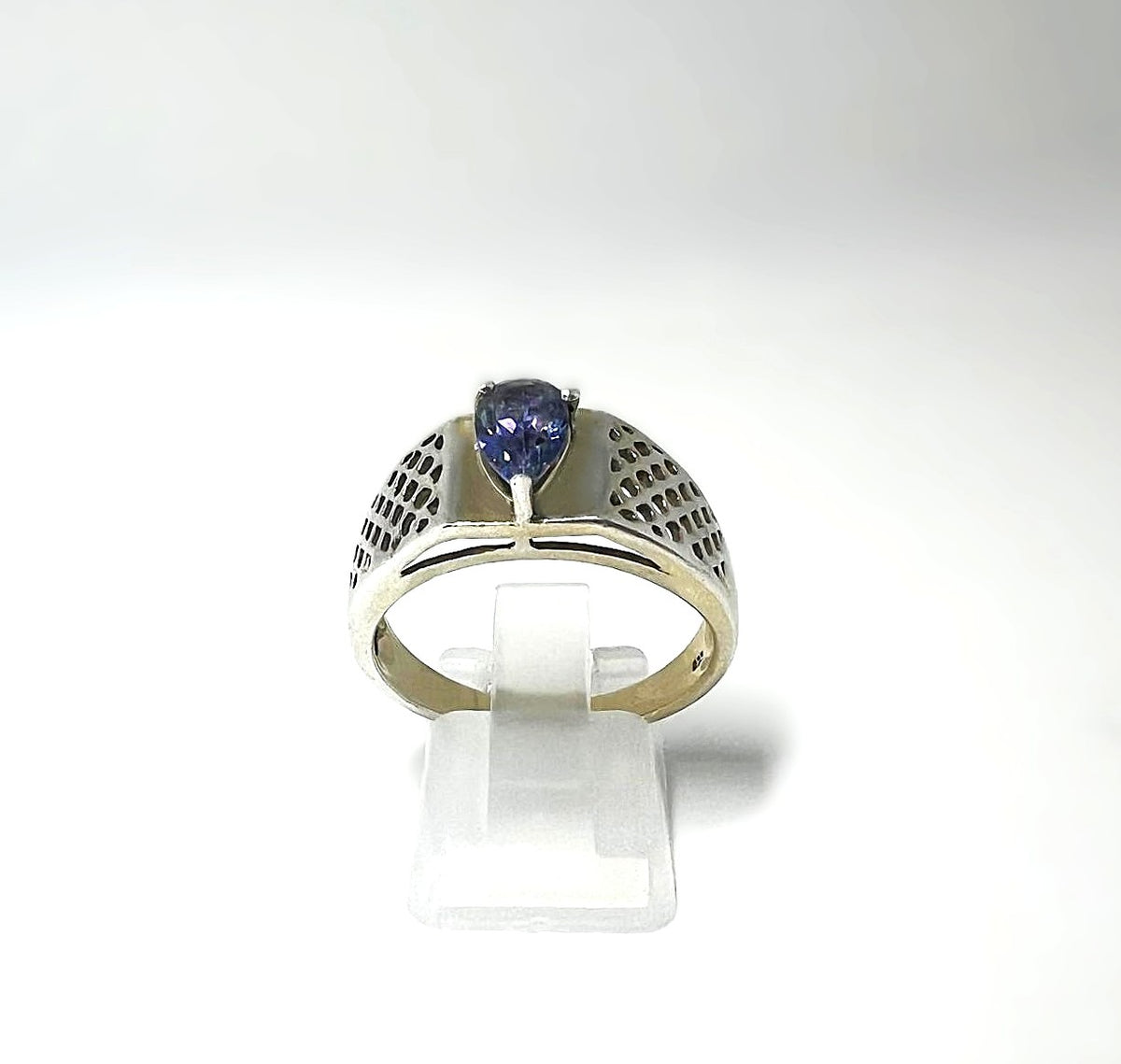 Retro Alexandrit Ring 925 Sterling Silber