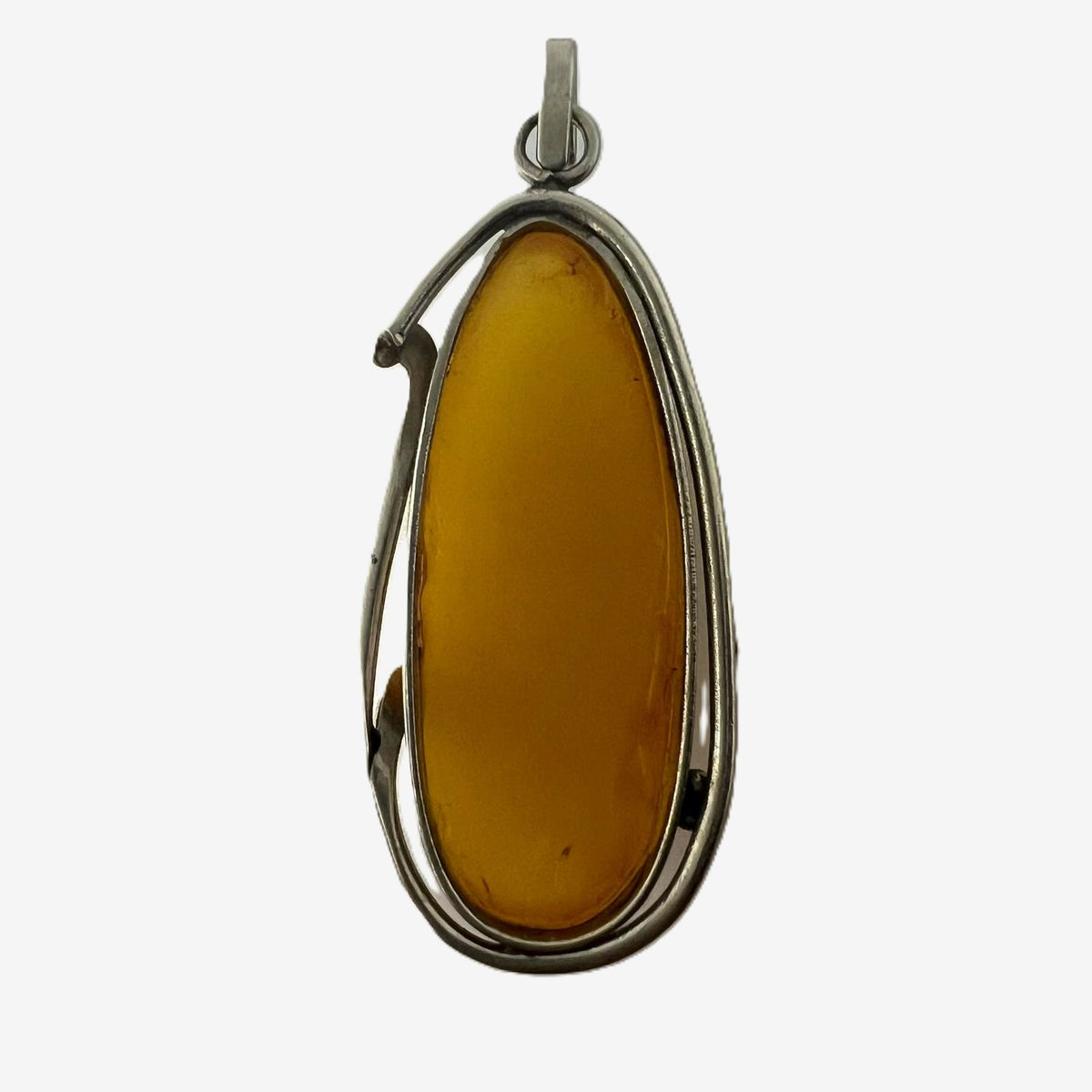 Jugendstil Butterscotch Bernstein Anhänger 