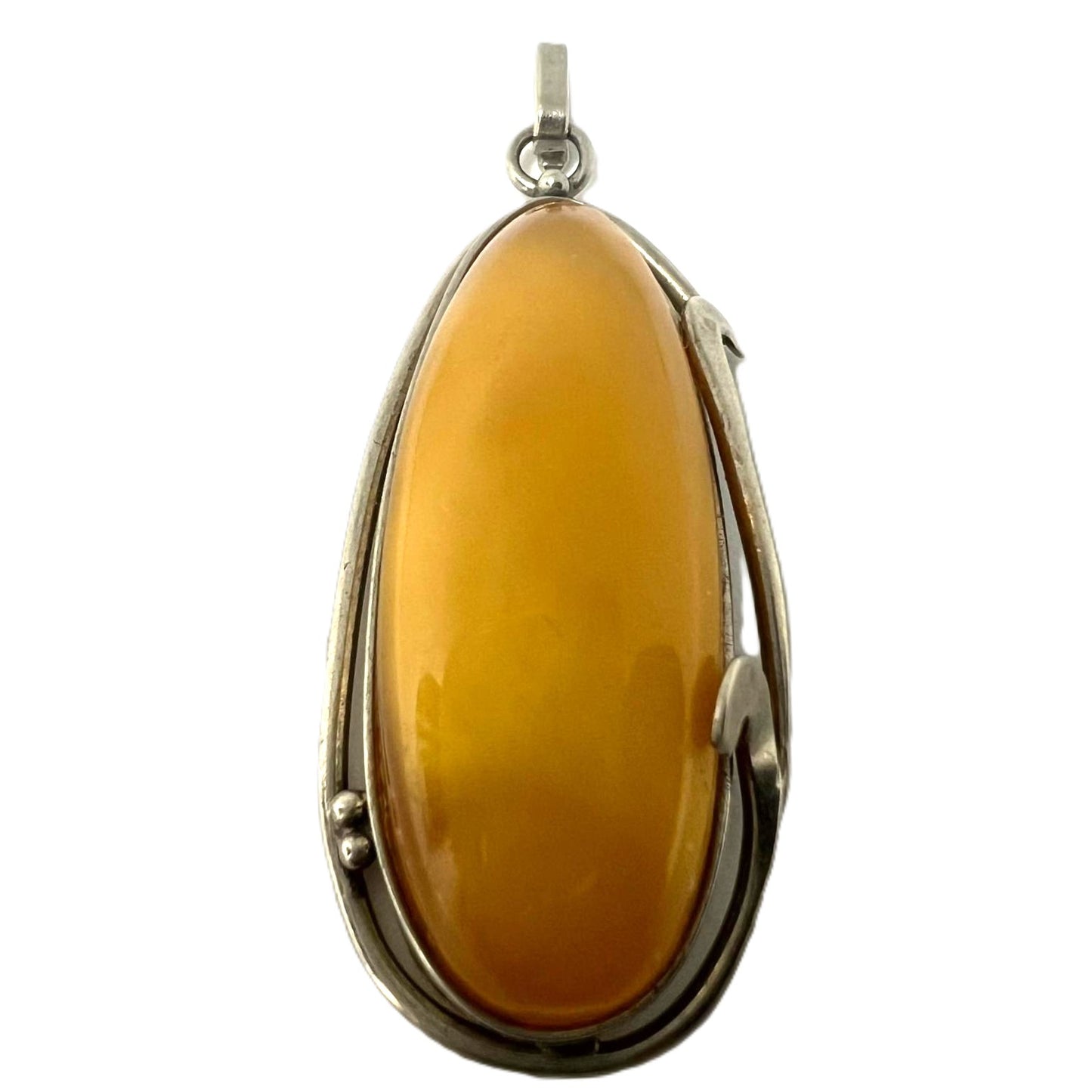 Jugendstil Butterscotch Bernstein Anhänger 