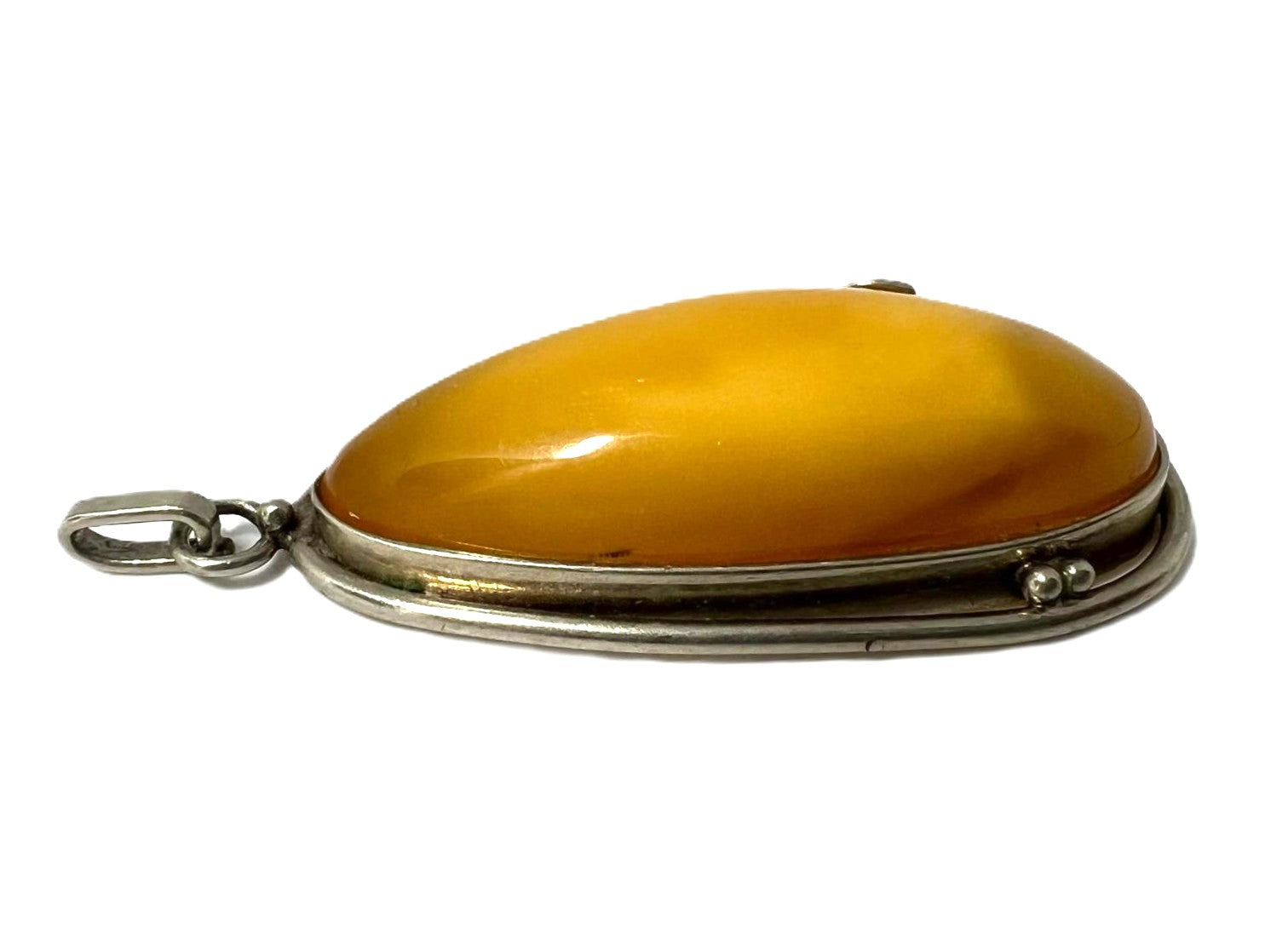 Jugendstil Butterscotch Bernstein Anhänger 