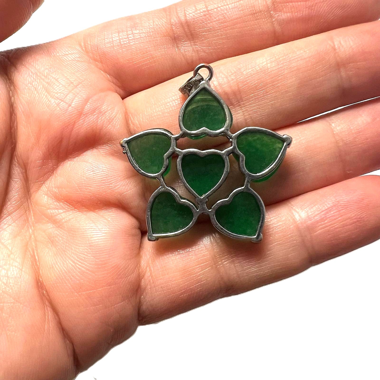 Grüner Jade Anhänger