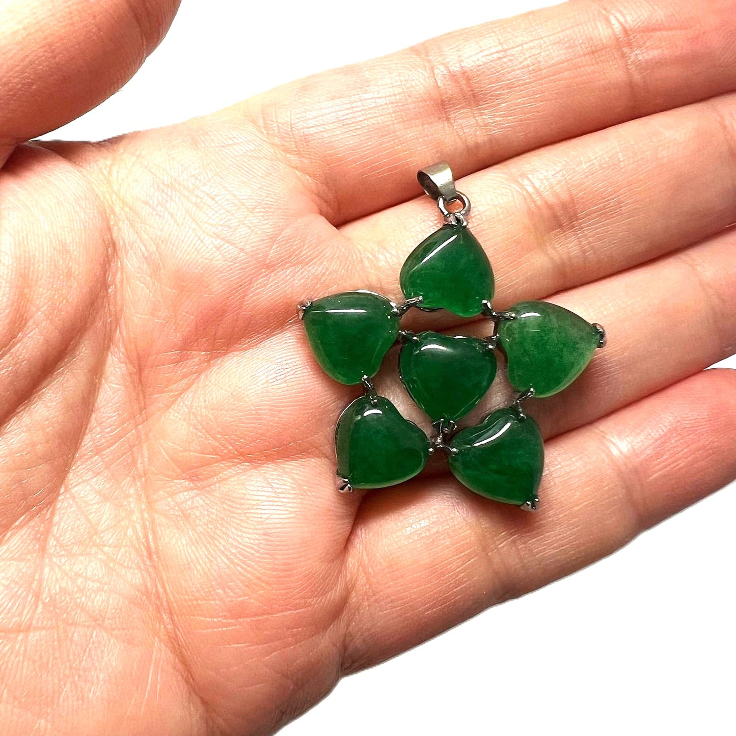Grüner Jade Anhänger