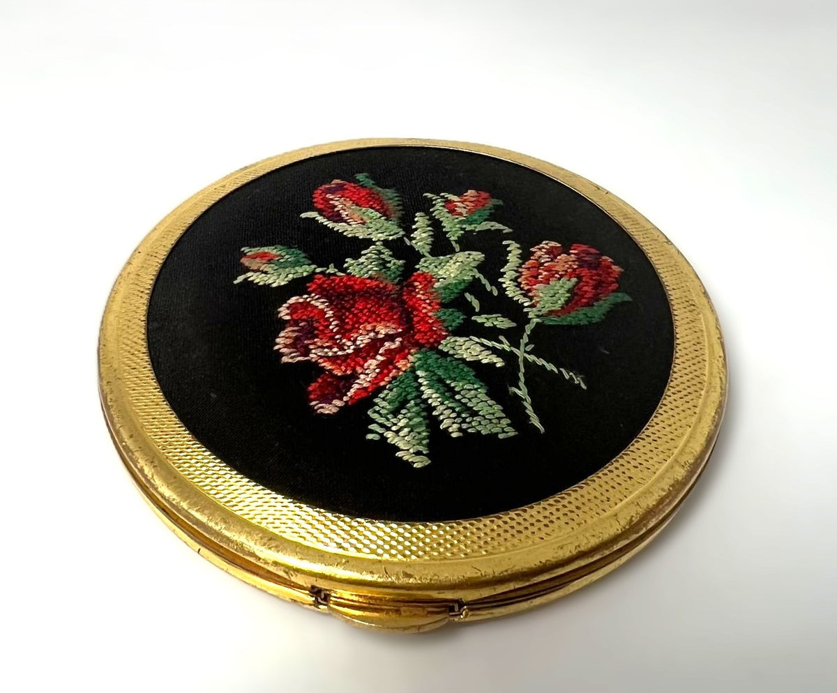 Golden Seal Vintage Puderdose
