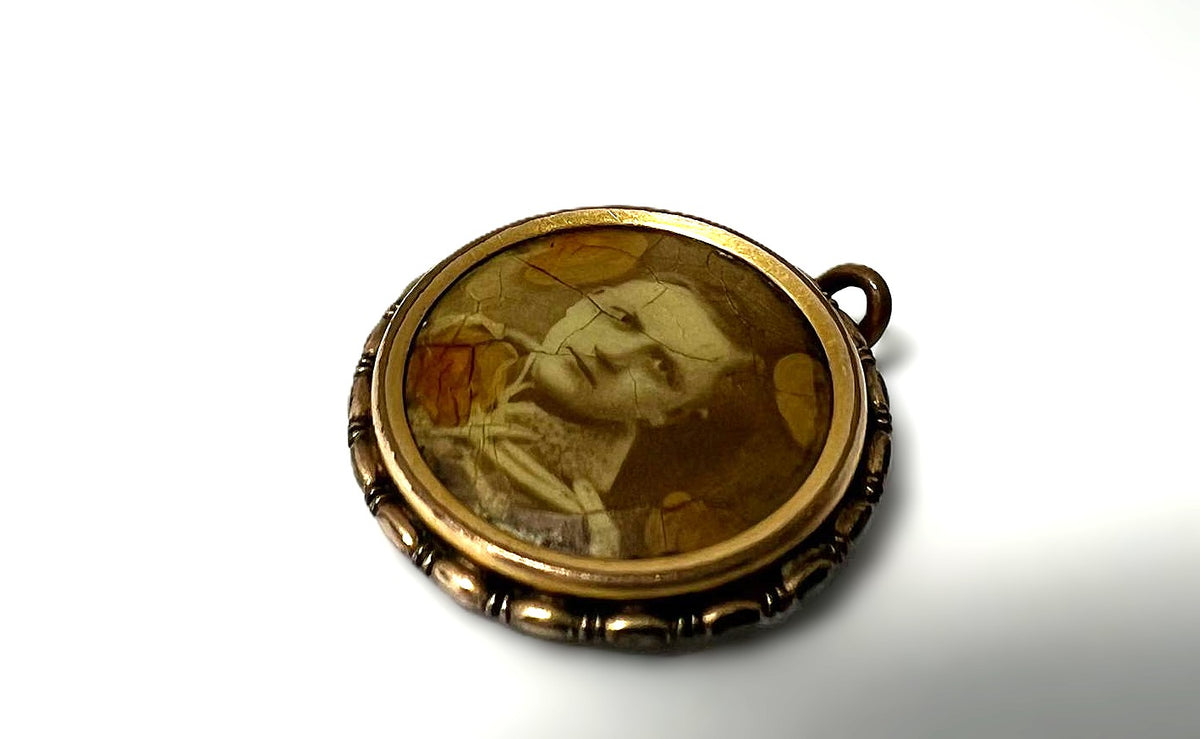 viktorianisches Portraitmedaillon 