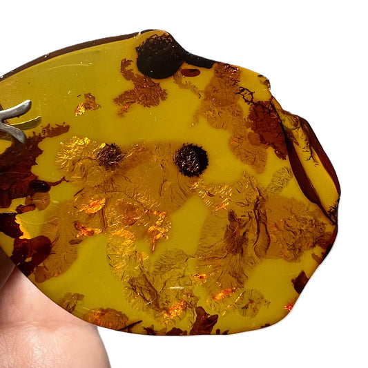 Exklusiver Natur Bernstein Anhänger 