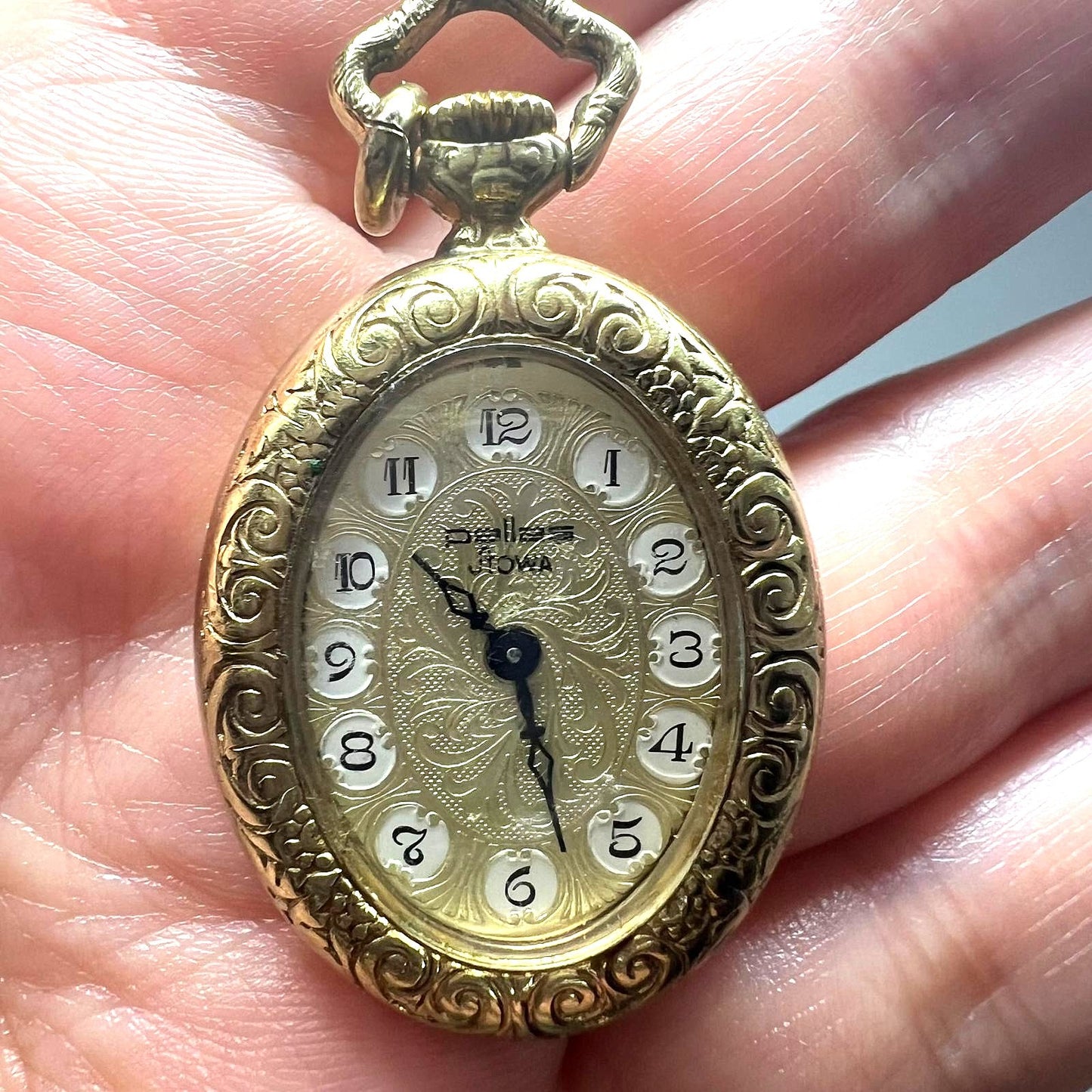 Vintage Pallas USA Anhängeruhr 