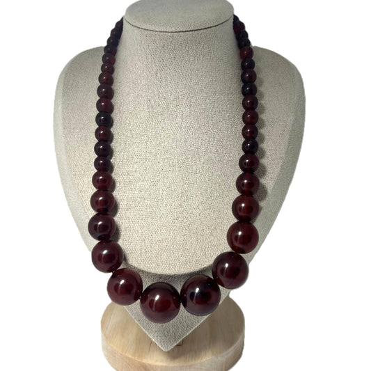 Antike Bakelit Perlenkette 