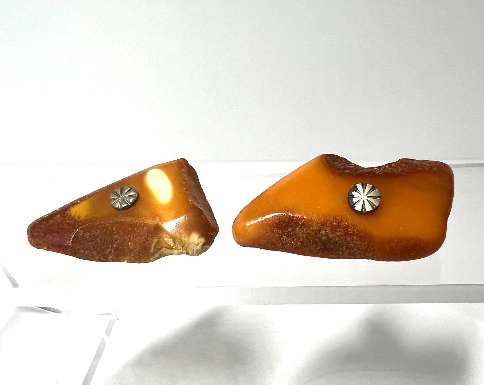 Butterscotch Bernstein Manschettenknöpfe