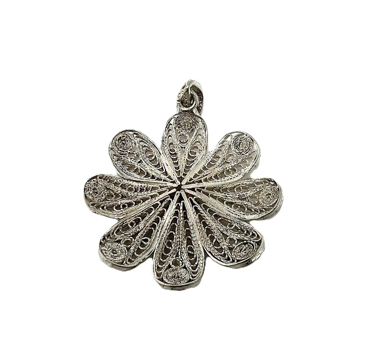 Vintage Silber Filigran Anhänger