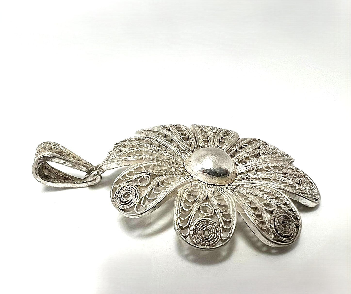 Vintage Silber Filigran Anhänger