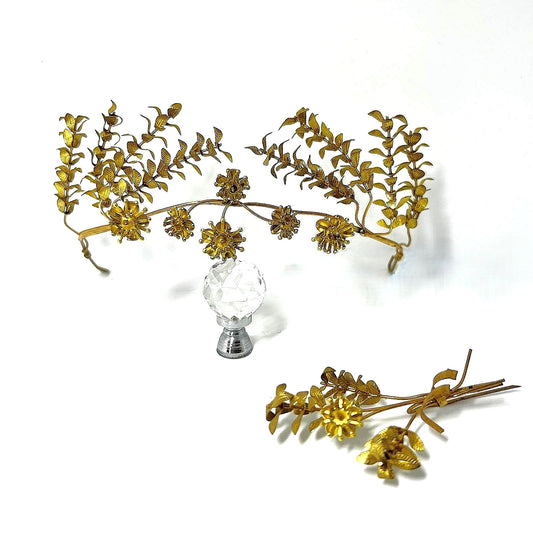 Antiker vergoldeter Brautkranz