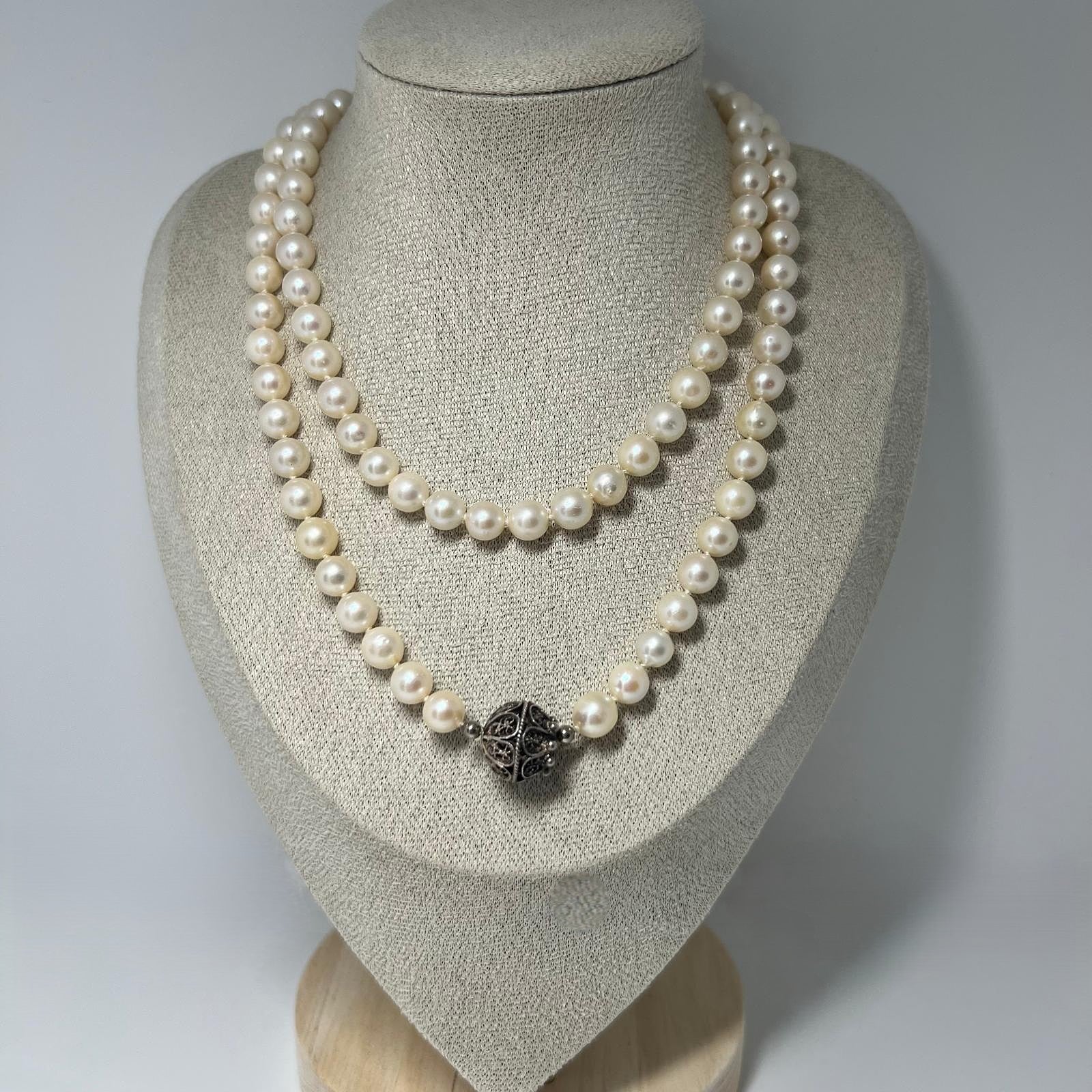 Luxus Vintage Perlenkette