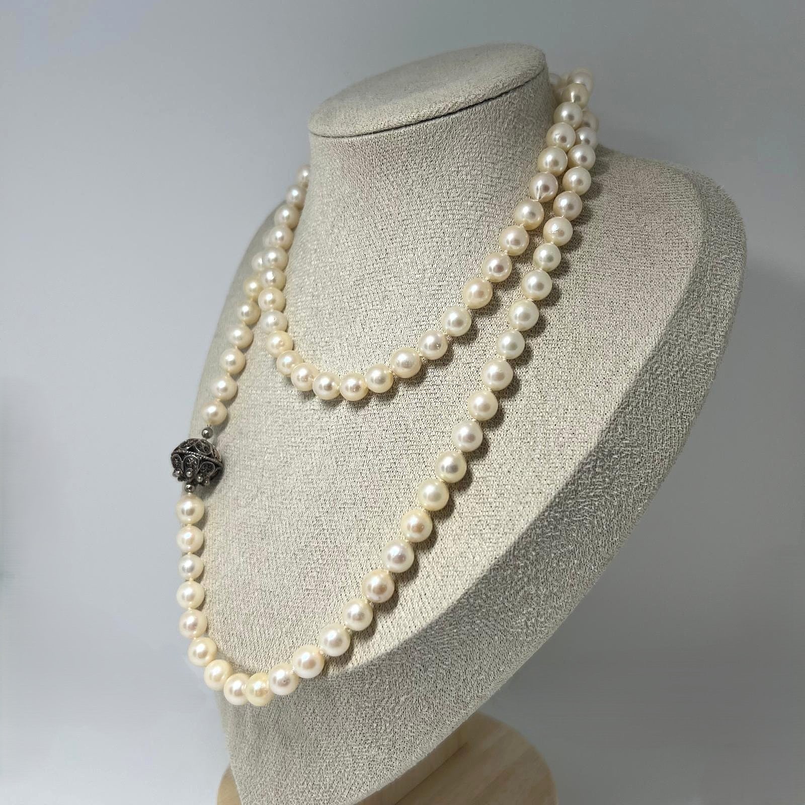 Luxus Vintage Perlenkette