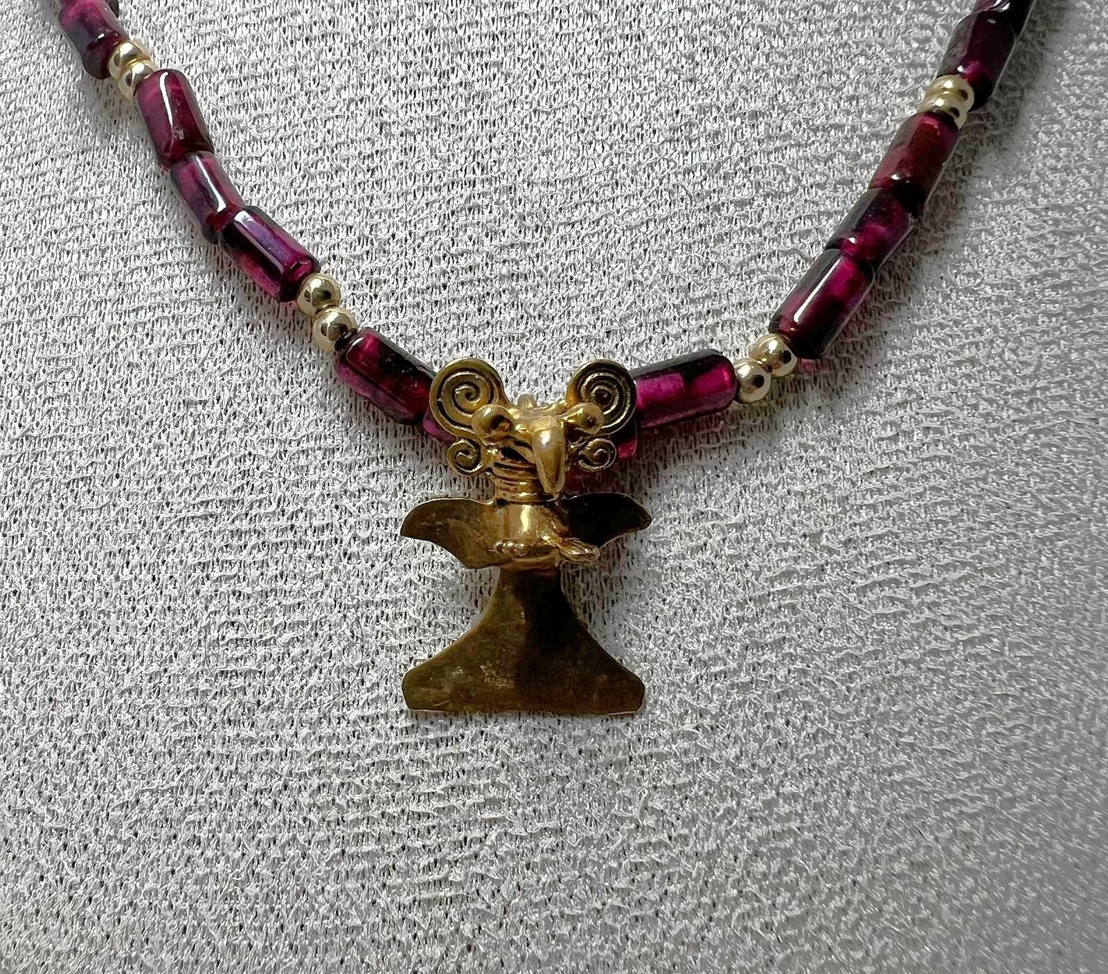 Art Déco Egyptian Revival Kette