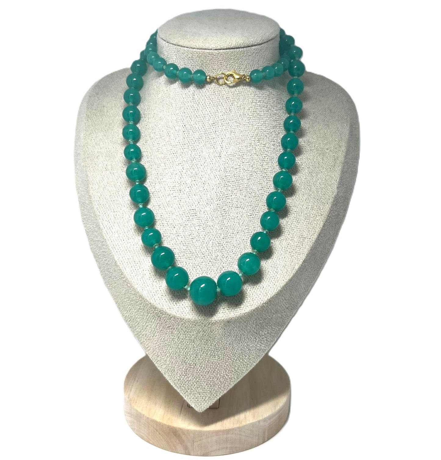 Vintage Aventurin Perlenkette 