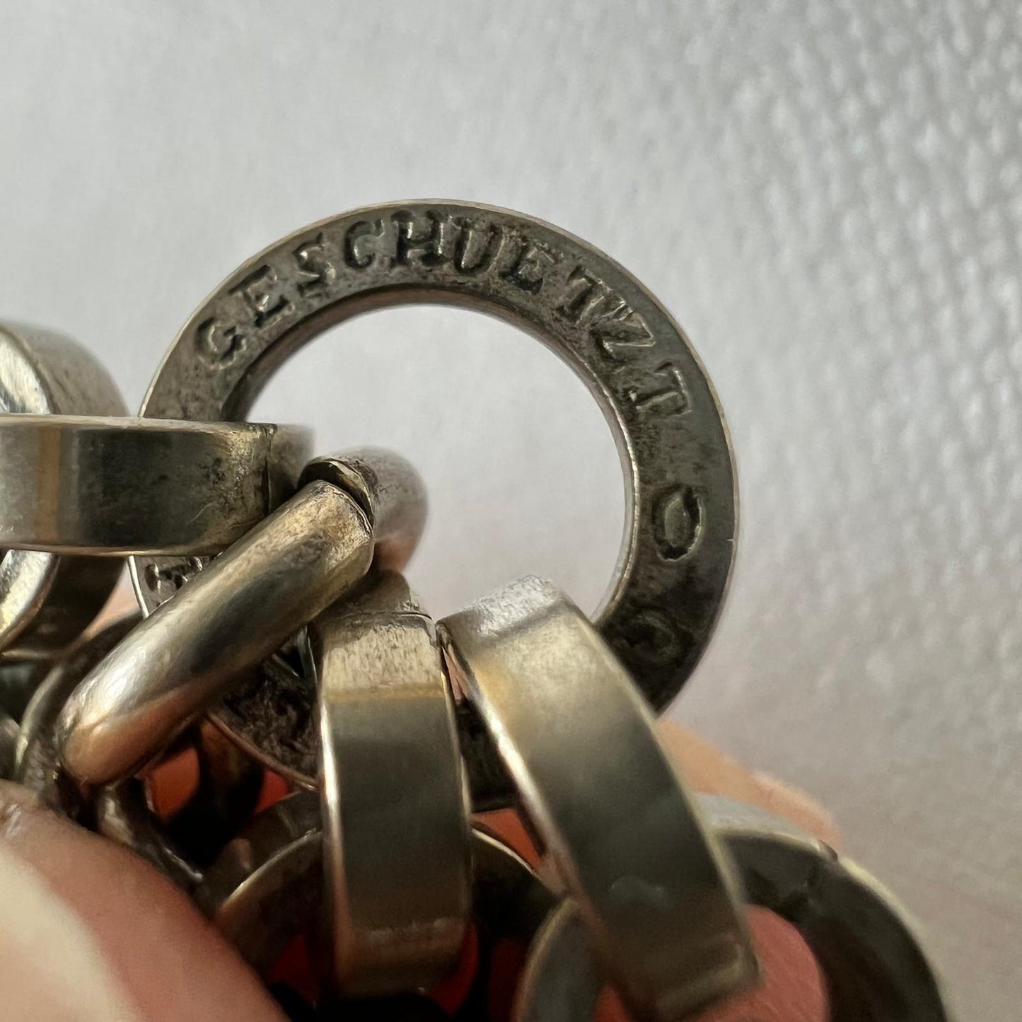 Antike Taschenuhrenkette Chatelaine