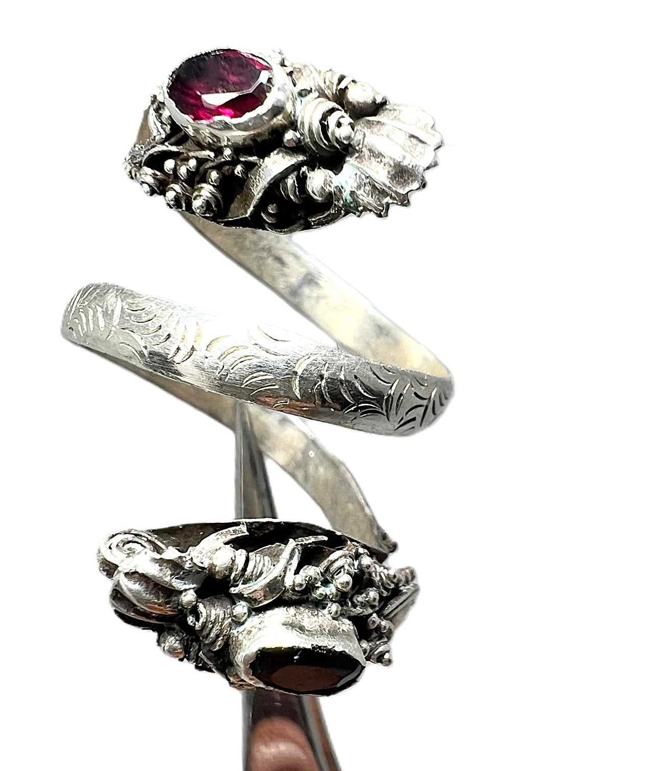 925 Silber Wickel-Schlangenring 